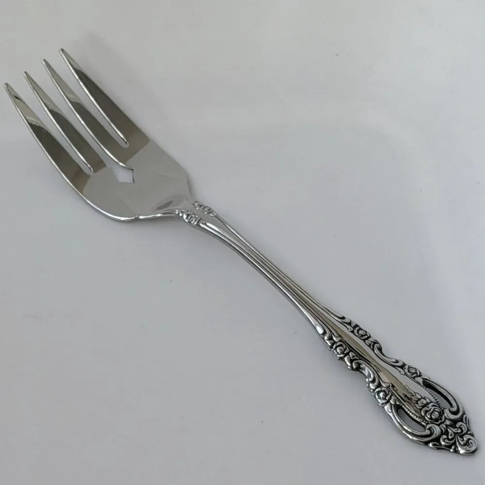 6pc Oneida Community Brahms Flatware Hostess Serving Set Stainless Betty Crocke